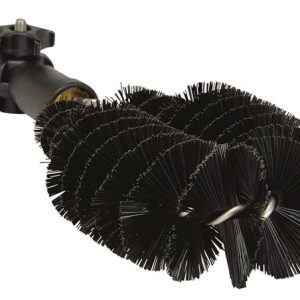 Vikan Drain Cleaning Brush, 275 mm, Hard, Black