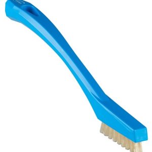 Vikan Detail Brush with heat resistant filaments, 205 mm, Very hard, Blue