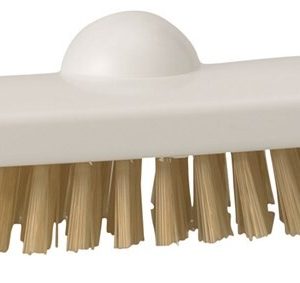 Vikan Scrubbing Brush – heat resistant filaments, 150 mm, Very hard, White